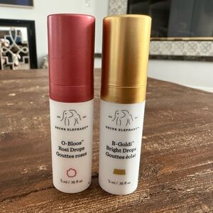 Drunk Elephant O-Bloos Rosi & B-Goldi Bright Drops Duo — you get both!